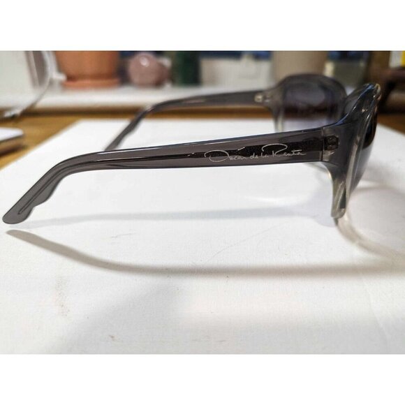 Oscar de la renta Odlrs 102 68-8-125 Grey Transparent Purple lens Sunglasses - Picture 3 of 10